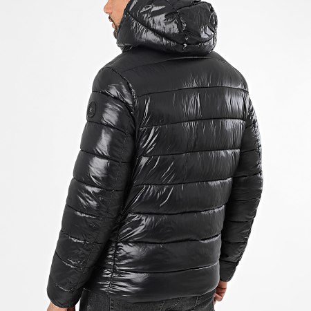Kymaxx - Chaqueta negra con capucha