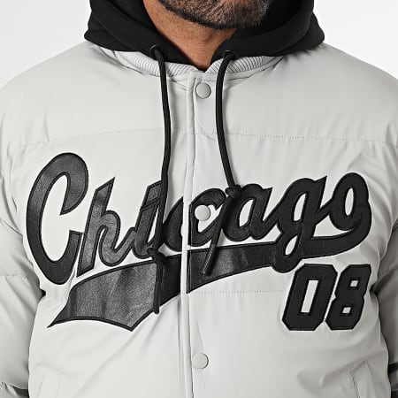 KZR - Doudoune Capuche 252 Gris Clair