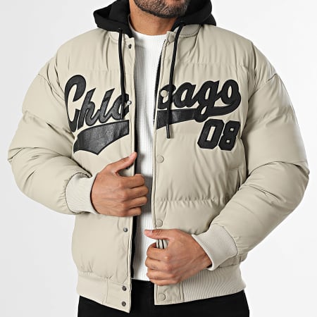 KZR - Doudoune Capuche 250 Beige