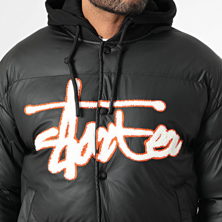 KZR - Doudoune Capuche 252 Noir