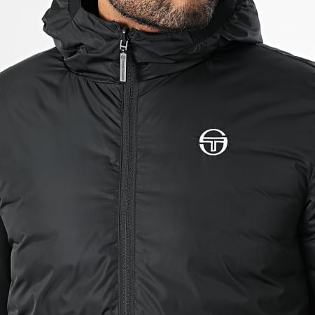 Sergio Tacchini - Gabriel 41194 Giacca reversibile con zip e cappuccio nero