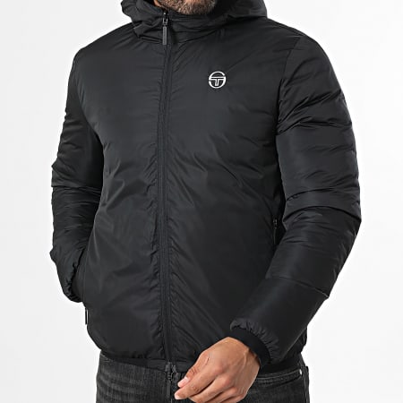 Sergio Tacchini - Gabriel 41194 Giacca reversibile con zip e cappuccio nero