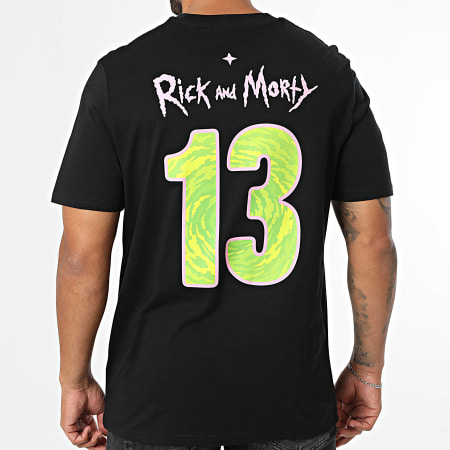 Rick Et Morty - Tee Shirt Oversize Hybrid Noir