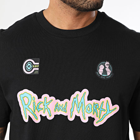 Rick Et Morty - Tee Shirt Oversize Hybrid Noir