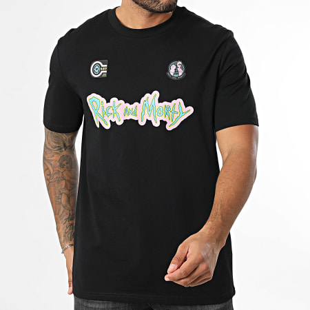 Rick Et Morty - Tee Shirt Oversize Hybrid Noir