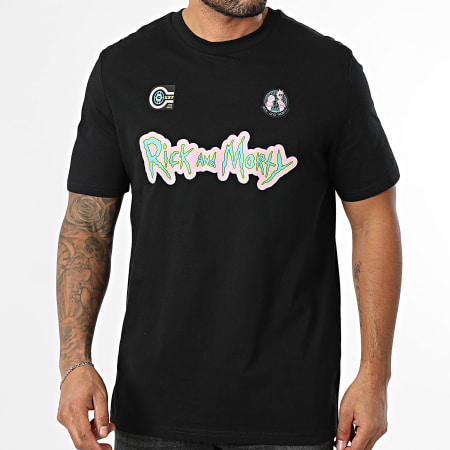 Rick Et Morty - Tee Shirt Oversize Hybrid Noir