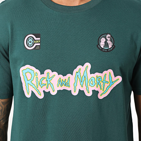 Rick Et Morty - Tee Shirt Oversize Hybrid Vert