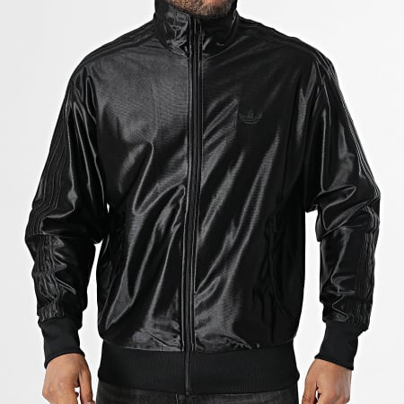 Adidas Originals - Veste Zippée A Bandes Firebird JW5960 Noir