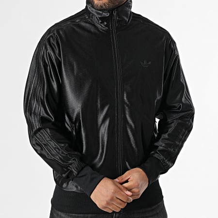 Adidas Originals - Veste Zippée A Bandes Firebird JW5960 Noir