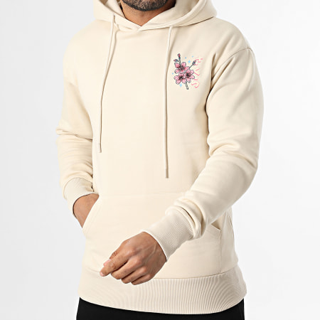 Classic Series - Moletom com capuz Japão 09 Bege Floral