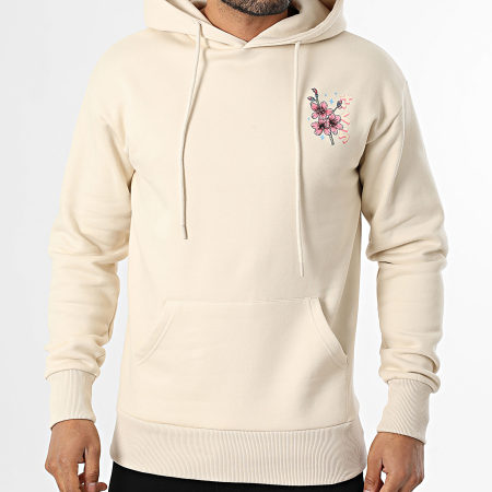 Classic Series - Moletom com capuz Japão 09 Bege Floral