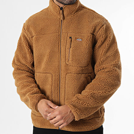 Dickies - Chaqueta polar con cremallera Mount Hope A4YEE Camel