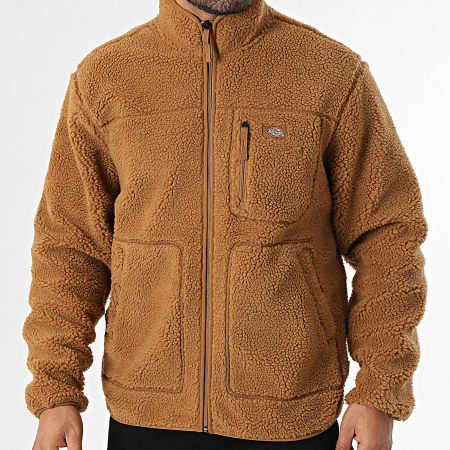 Dickies - Chaqueta polar con cremallera Mount Hope A4YEE Camel