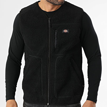 Dickies - Chaleco polar Mount Hope A4YEG Negro