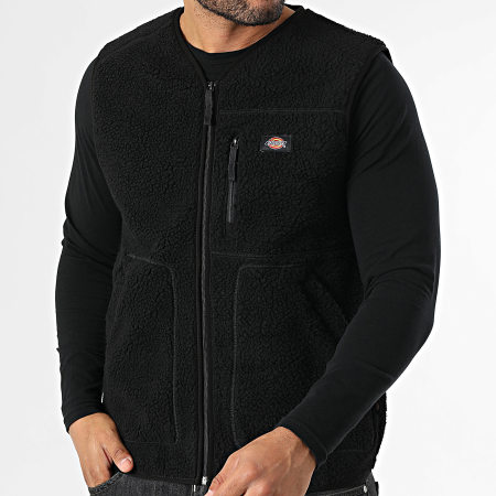 Dickies - Chaleco polar Mount Hope A4YEG Negro