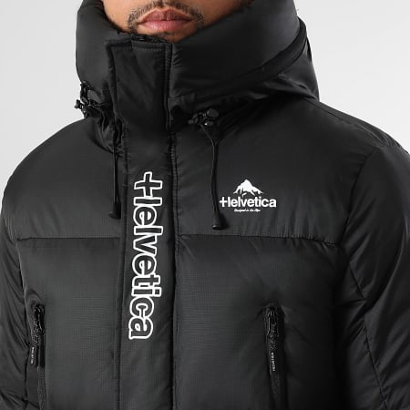 Helvetica - Doudoune Capuche Capri 3 Noir