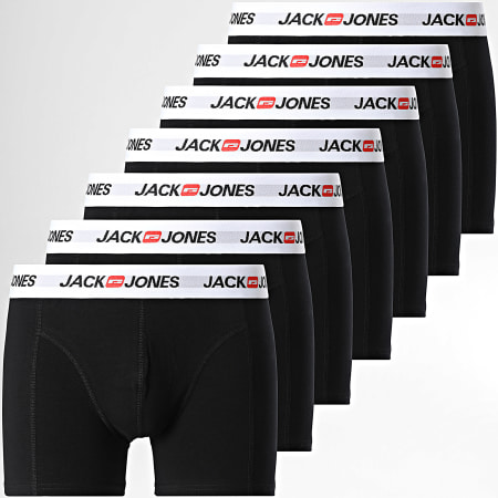 Jack And Jones - Lot De 7 Boxers Corp Old Logo Noir
