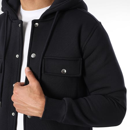 LBO - Chaqueta Molleton Unida Con Capucha 4033 Marino