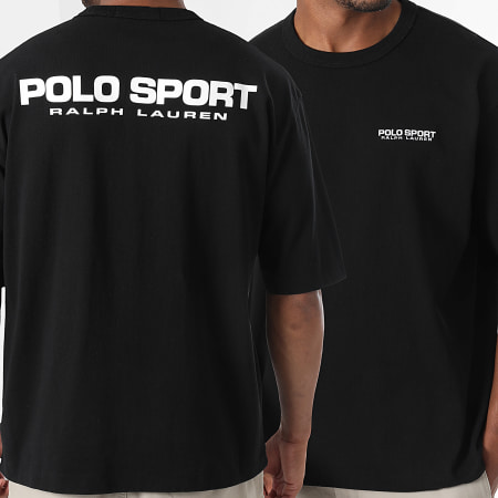 Polo Sport Ralph Lauren - Tee Shirt Oversize Logo Sport Noir