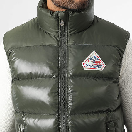Pyrenex - Abrigo sin mangas verde caqui John