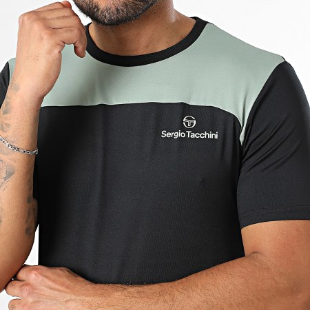 Sergio Tacchini - T-shirt Ponte 41252 Nero Verde