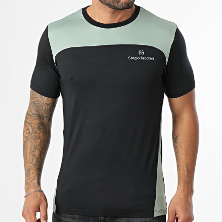 Sergio Tacchini - T-shirt Ponte 41252 Nero Verde