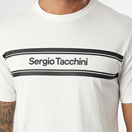 Sergio Tacchini - Tee Shirt Acquario 41236 Beige Chiaro
