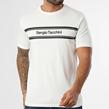 Sergio Tacchini - Tee Shirt Acquario 41236 Beige Chiaro