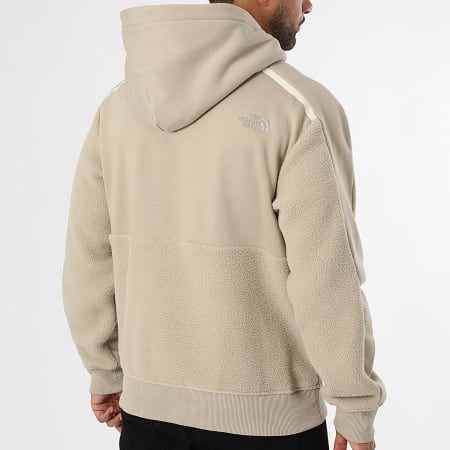 The North Face - Sweat Capuche Col Zippé NSE Gorpcore A8E7F Beige