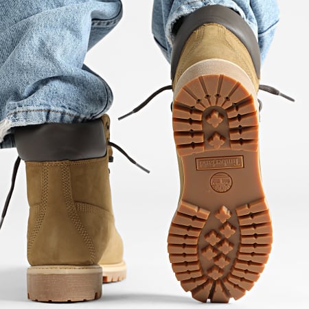 Timberland - Stivali Premium 6 In Lace Waterproof A2P6W Olive Nubuck Dark