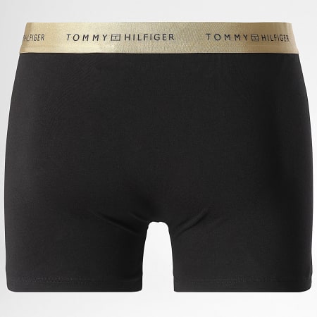 Tommy Hilfiger - Lot De 3 Boxers 3411 Noir Doré