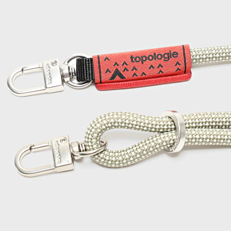 Topologie - 8mm Rope Webbing Green Beige