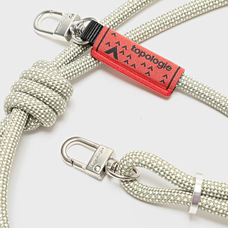 Topologie - 8mm Rope Webbing Green Beige