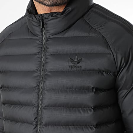 Adidas Originals - Doudoune A Bandes Padded Collar JW5844 Noir