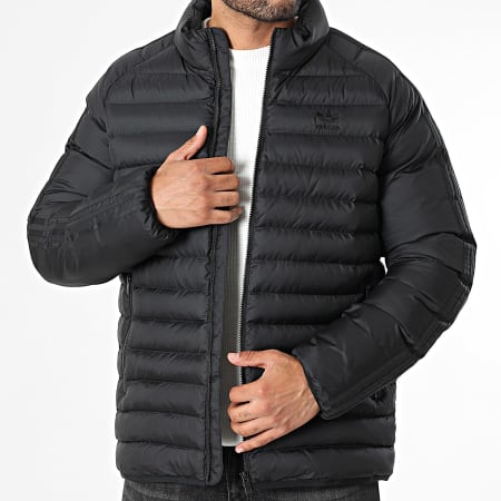 Adidas Originals - Doudoune A Bandes Padded Collar JW5844 Noir