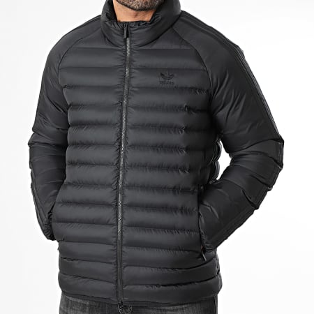 Adidas Originals - Doudoune A Bandes Padded Collar JW5844 Noir