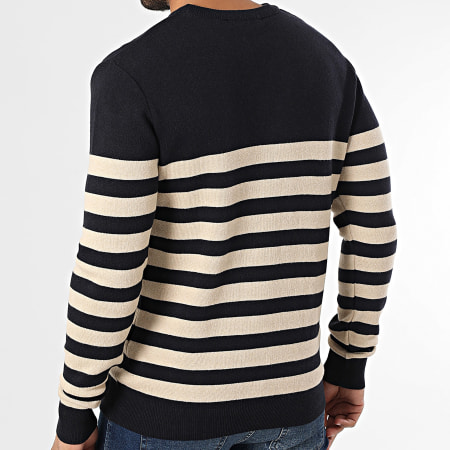 Armita - Maglione a righe 186 Navy Beige