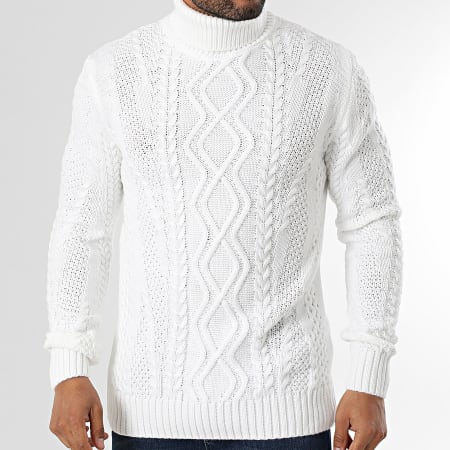 Armita - Maglia bianca 157 con scollo a rotelle