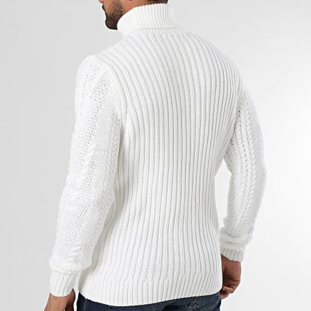 Armita - Maglia bianca 157 con scollo a rotelle