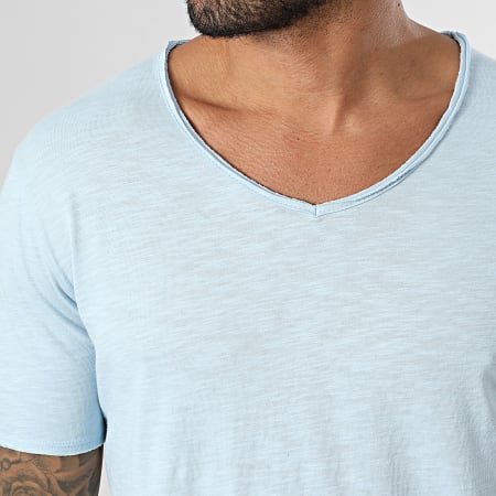 Armita - 353 Maglietta blu chiaro screziato