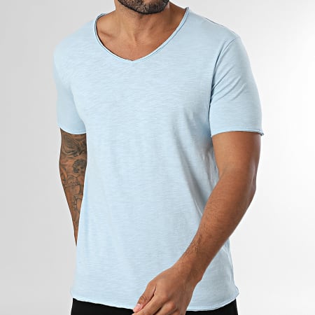 Armita - 353 Maglietta blu chiaro screziato