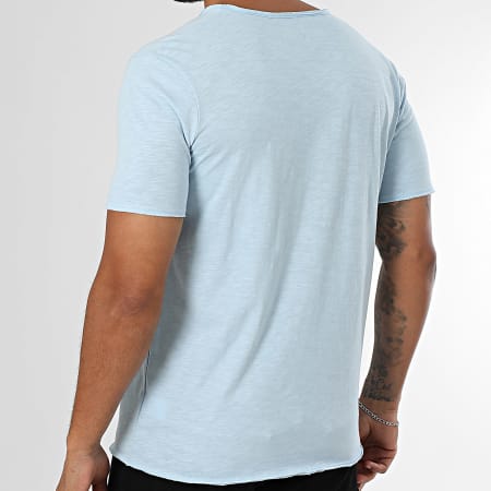 Armita - 353 Maglietta blu chiaro screziato