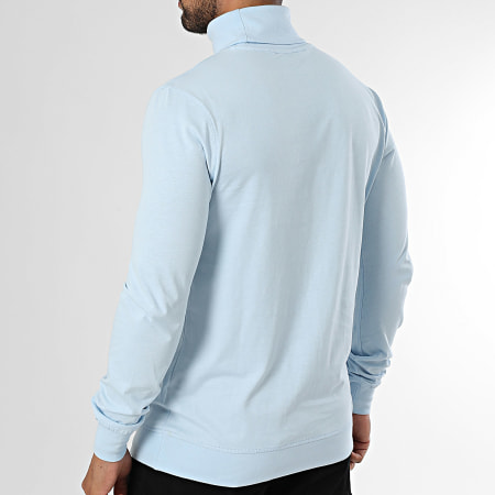 Armita - 345 Maglione blu chiaro con collo arrotolato