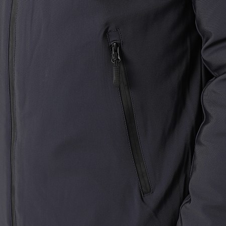 Kymaxx - Parka Capuche Bleu Marine