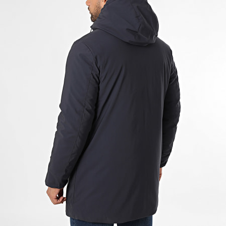 Kymaxx - Parka Capuche Bleu Marine