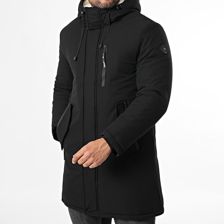 Kymaxx - Parka Capuche Noir