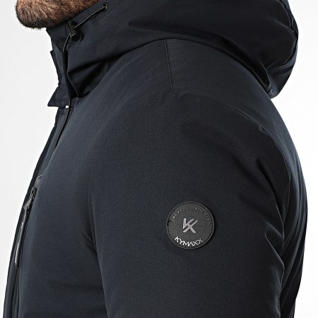 Kymaxx - Parka Capuche Bleu Marine