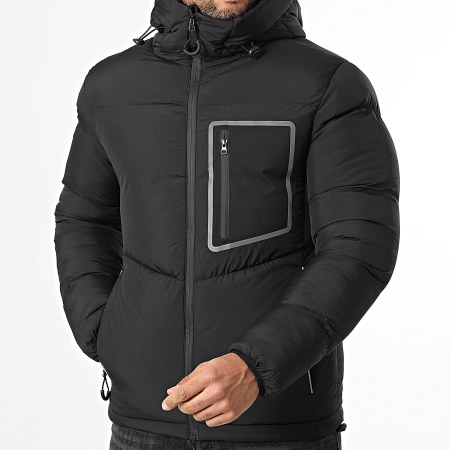 Kymaxx - Doudoune Capuche Noir