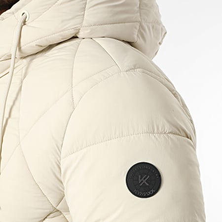 Kymaxx - Doudoune Capuche Beige