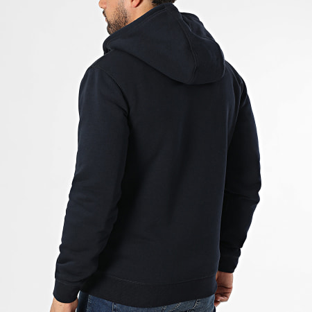 Teddy Smith - Sweat Capuche Zippé Ony 10917248D Bleu Marine
